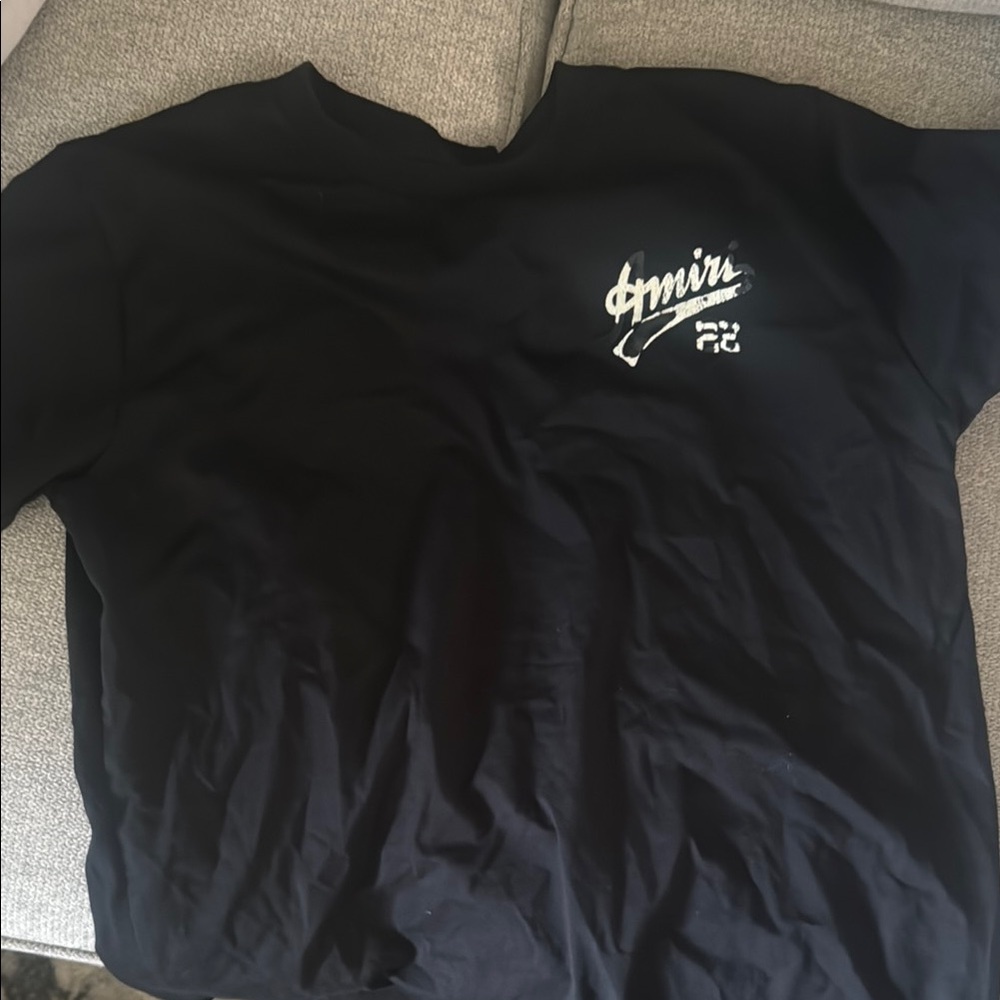 Amiri Black Graphic T-Shirt for Men